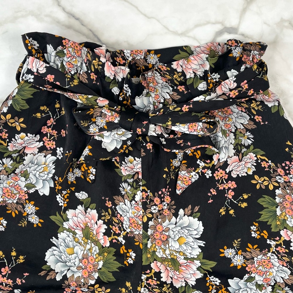 Mango Floral Wide-leg Trousers - Picture 2 of 4